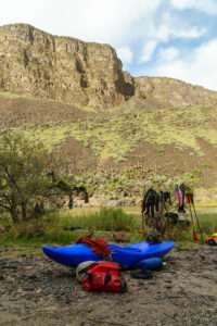 Gearsplosion at the Bombshelter Cave on the Middle Owyhee.
