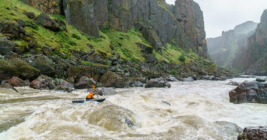 Christian Woodard on Widowmaker, Middle Owyhee.