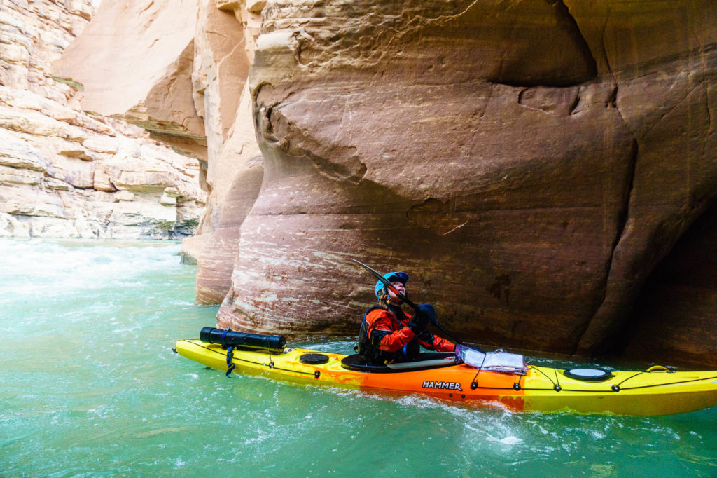 The P&H Hammer is a nice compromise of a sea kayak -- short, high rocker, planing hull.