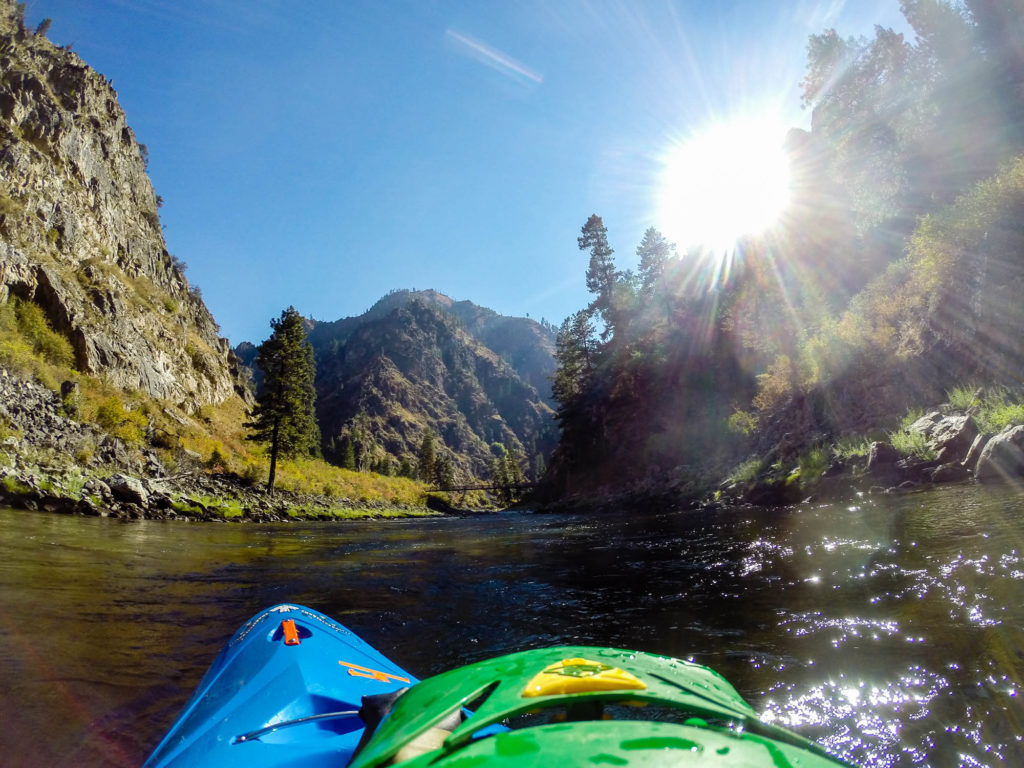 Beautiful scenery on a sunny September trip down the South Fork Salmon at 1.75'.