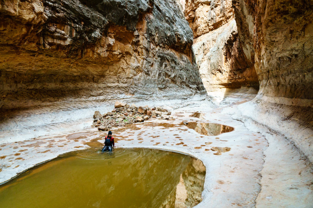 Jackie Selevan on a short hike up Silver Grotto.
