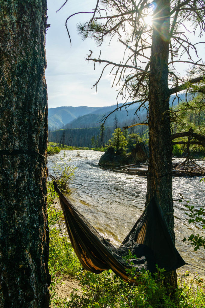 Hard to beat hammocks on the side of the river in the summer.