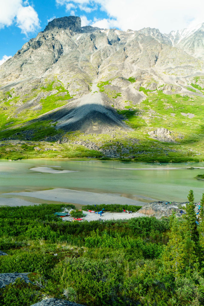 The camping on this river is very good.