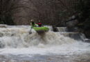 Rafting the waterfall on the Laurel Fork of the Cheat. Photo by Art Barket.
